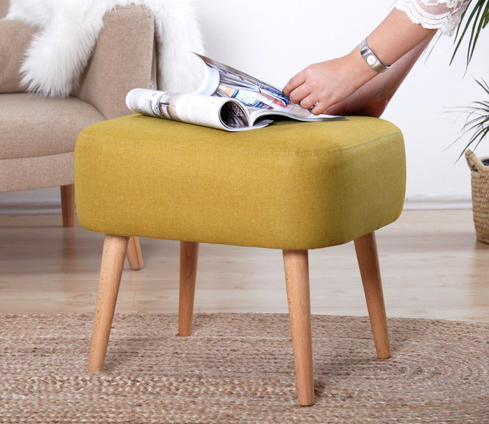 Atelier Del Sofa Parrot - Puf Bohemio Amarillo
